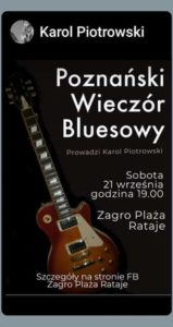 Poznański Wieczór Bluesowy @ Zagro Plaża Rataje