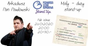 Arkadiusz Pan Pawłowski: Mały - duży stand-up @ Wiraż Pub