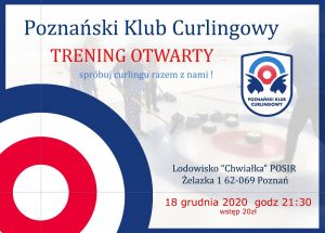 Trening otwarty curlingu w Poznaniu @ Lodowisko Chwiałka