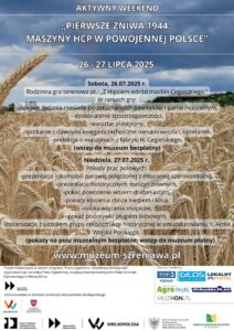 Rodzinny Weekend w Muzeum w Szreniawie: Żniwa z Historią i Gra Terenowa! @ Muzeum Narodowe Rolnictwa w Szreniawie