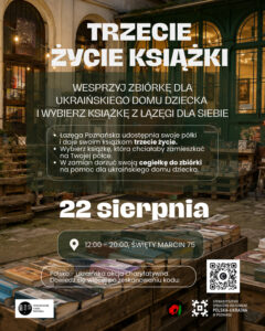 Charytatywny kiermasz książek Łazęgi Poznańskiej. Zbiórka na generator dla Ukrainy @ Atelier WIMAR Stowarzyszenie Łazęga Poznańska